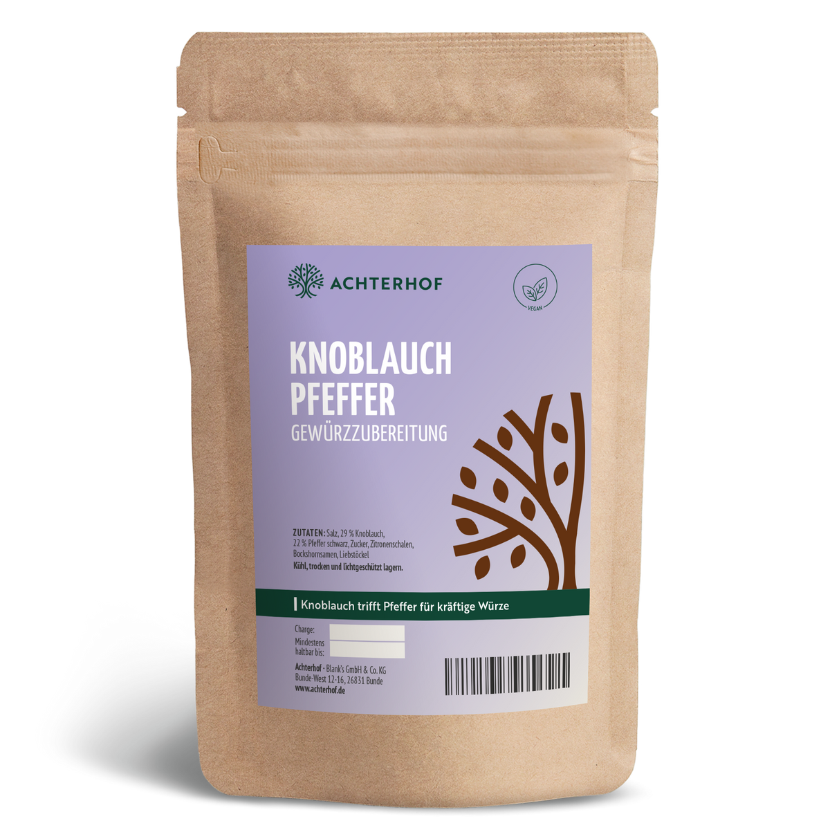 Knoblauchpfeffer Gewürzzubereitung (100g)