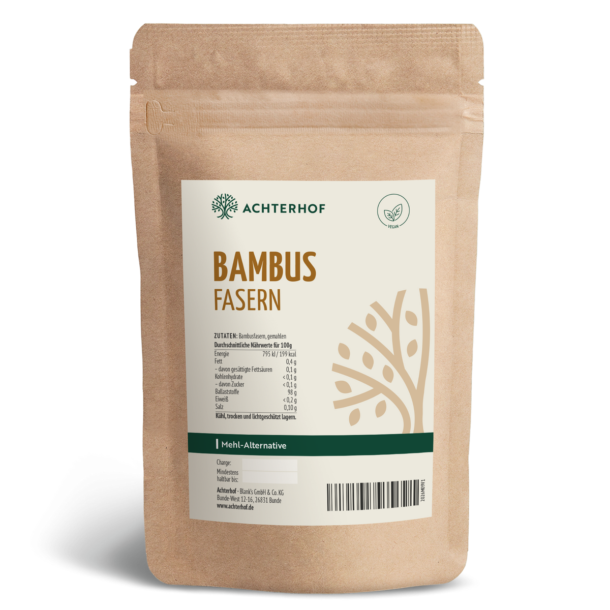 Bambusfasern gemahlen (500g)