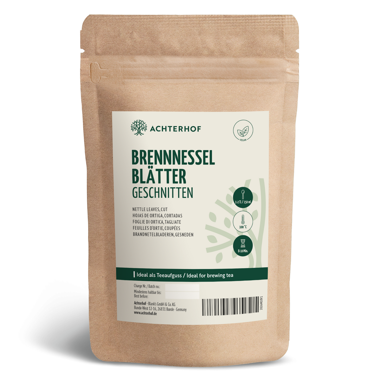 Brennnesselblätter geschnitten (500g)
