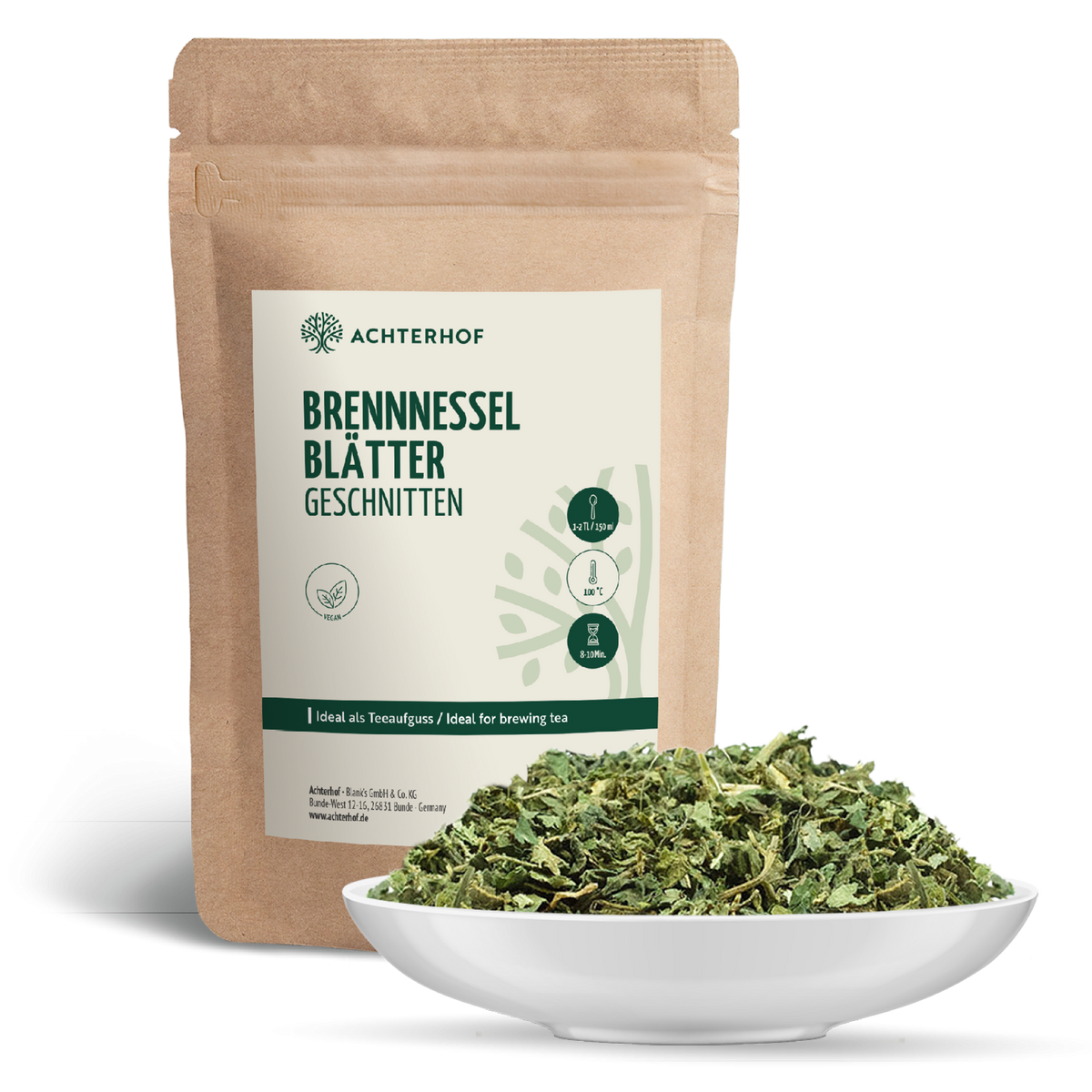 Brennnesselblätter geschnitten (100g)