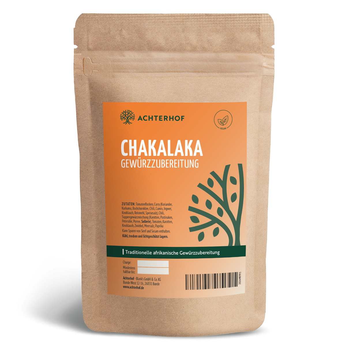Chakalaka Gewürzzubereitung (250g)
