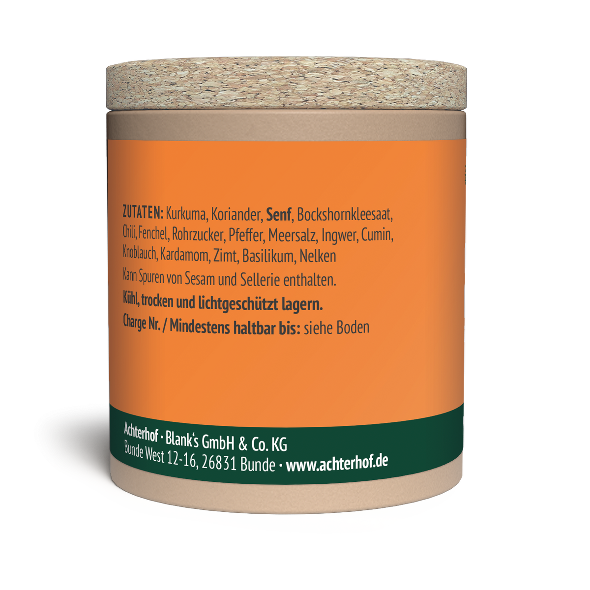 Curry Indisch Gewürzzubereitung (50g)