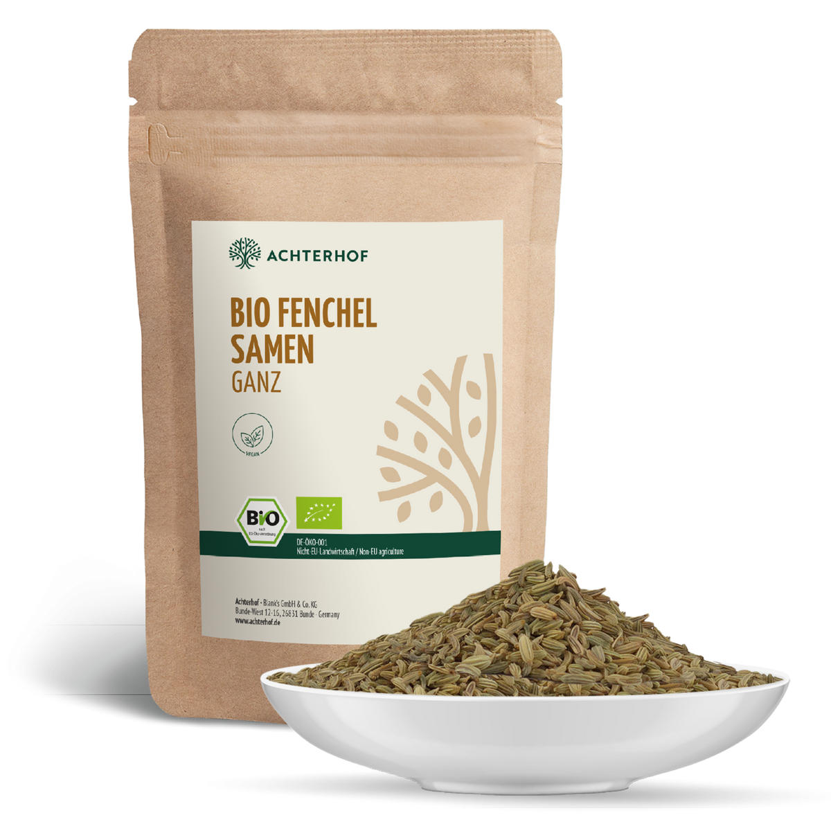 Fenchelsamen ganz Bio (500g)