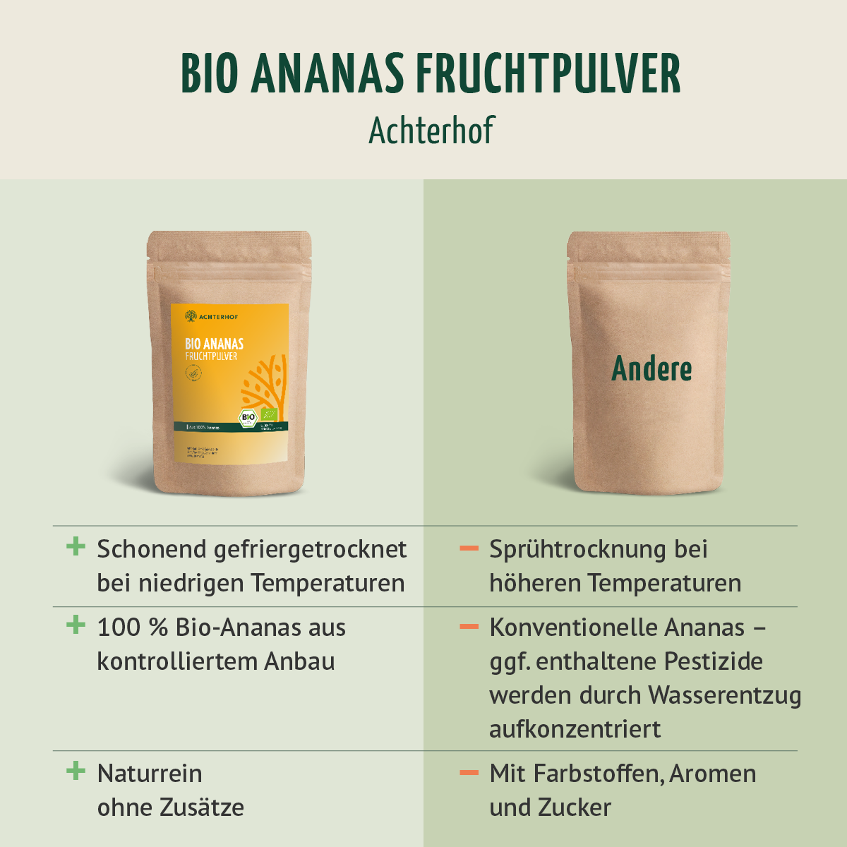Bio Ananas Fruchtpulver (100g)