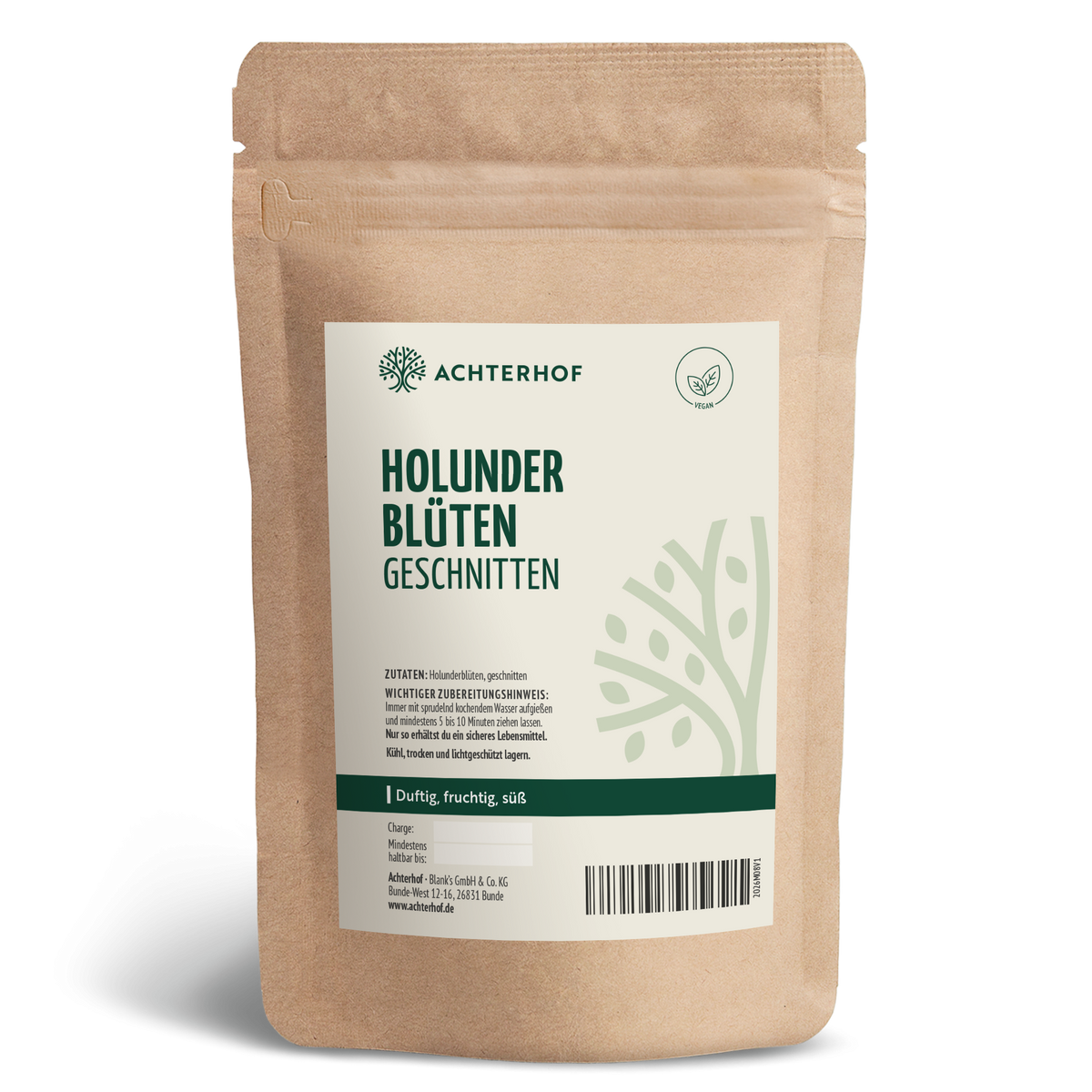 Holunderblüten geschnitten (250g)
