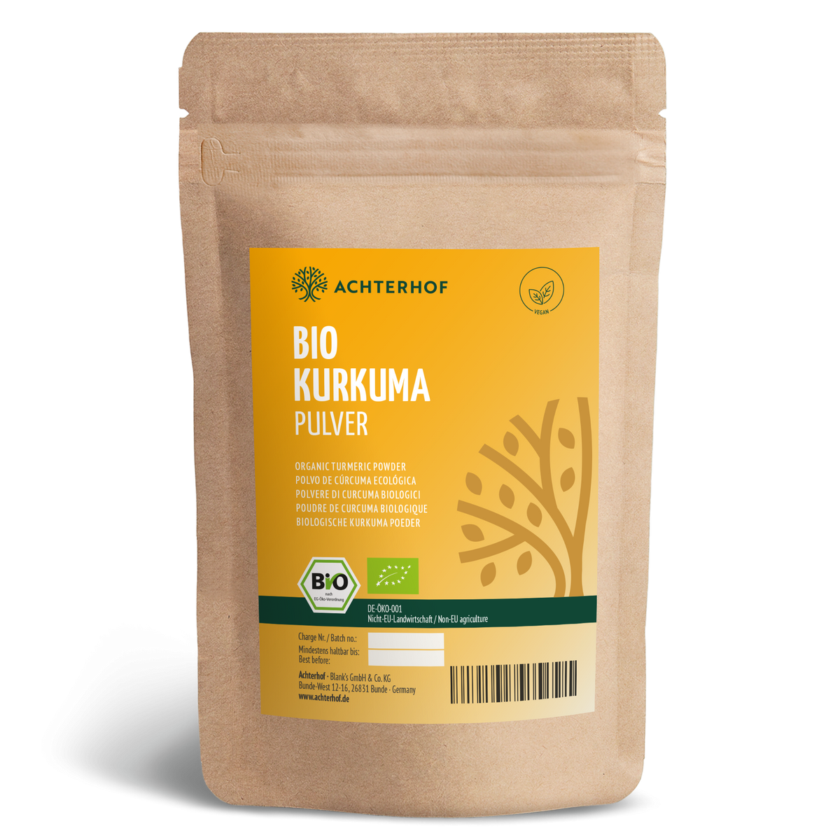 Bio Kurkuma Pulver (250g)