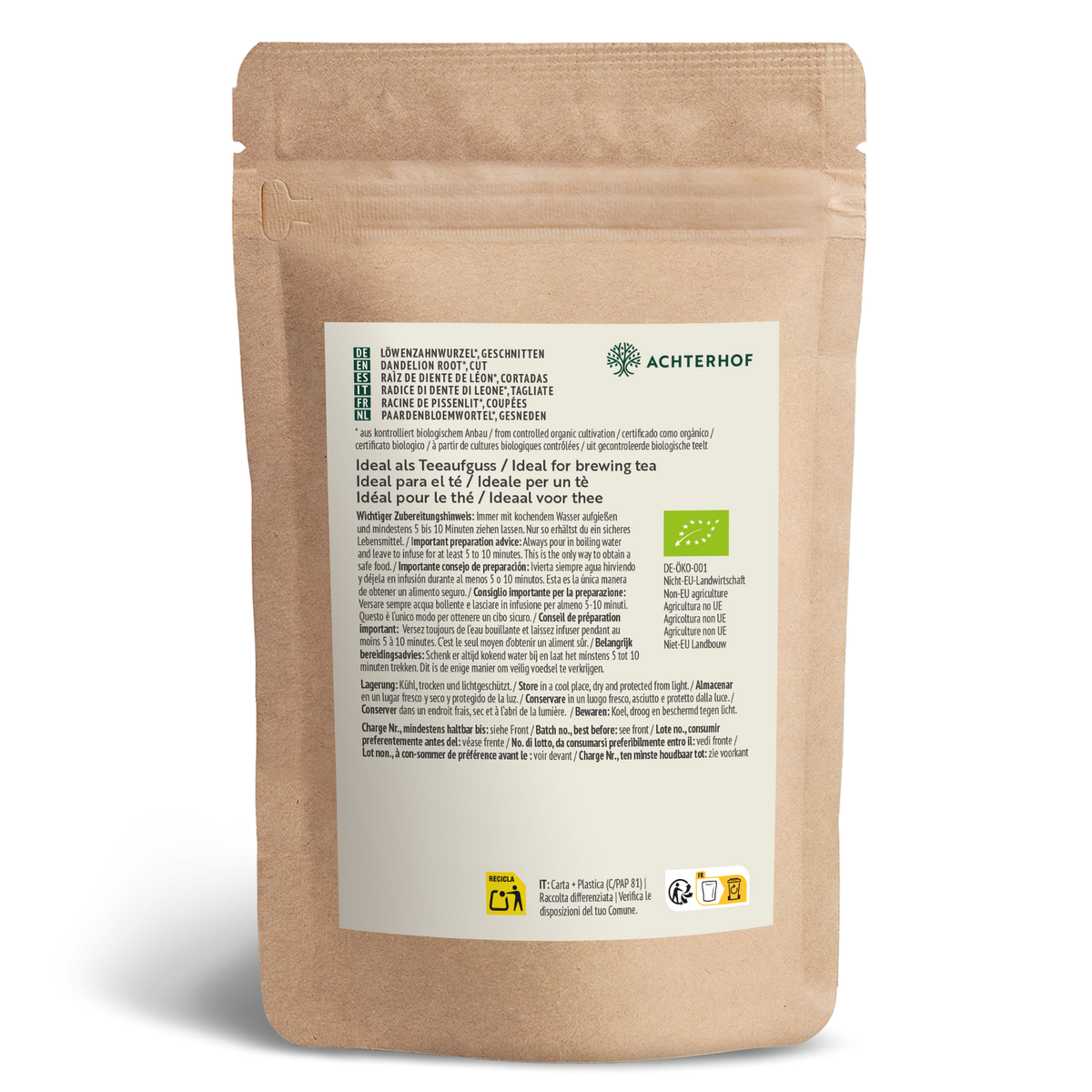 Löwenzahnwurzel geschnitten Bio (500g)
