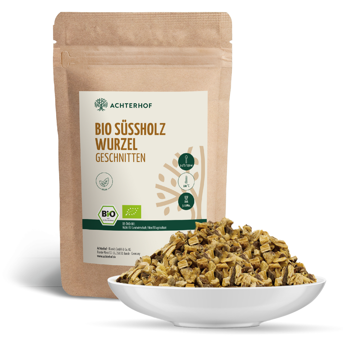 Süßholzwurzel geschnitten Bio (100g)