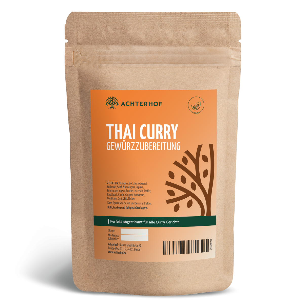 Thai Curry Gewürzzubereitung (250g)