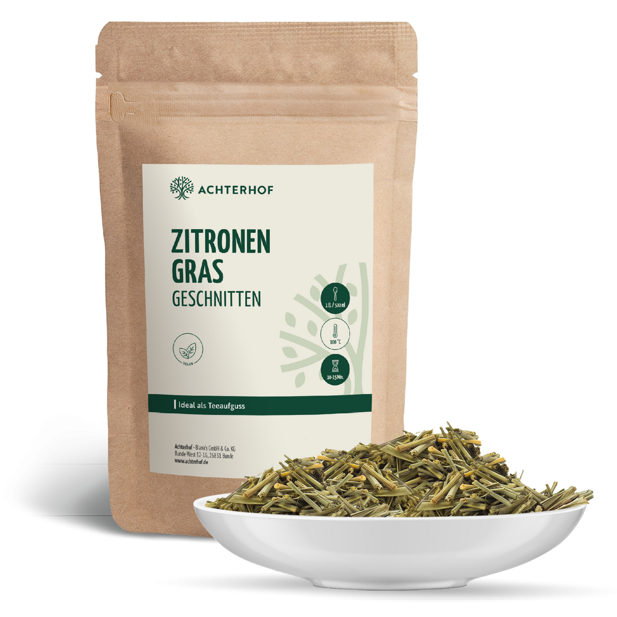 Zitronengras geschnitten (250g)