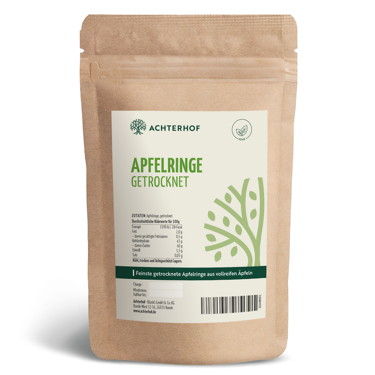 Apfelringe getrocknet (1000g)