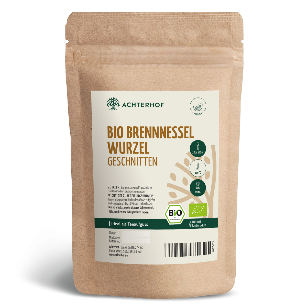 Brennnesselwurzel geschnitten Bio (500g)