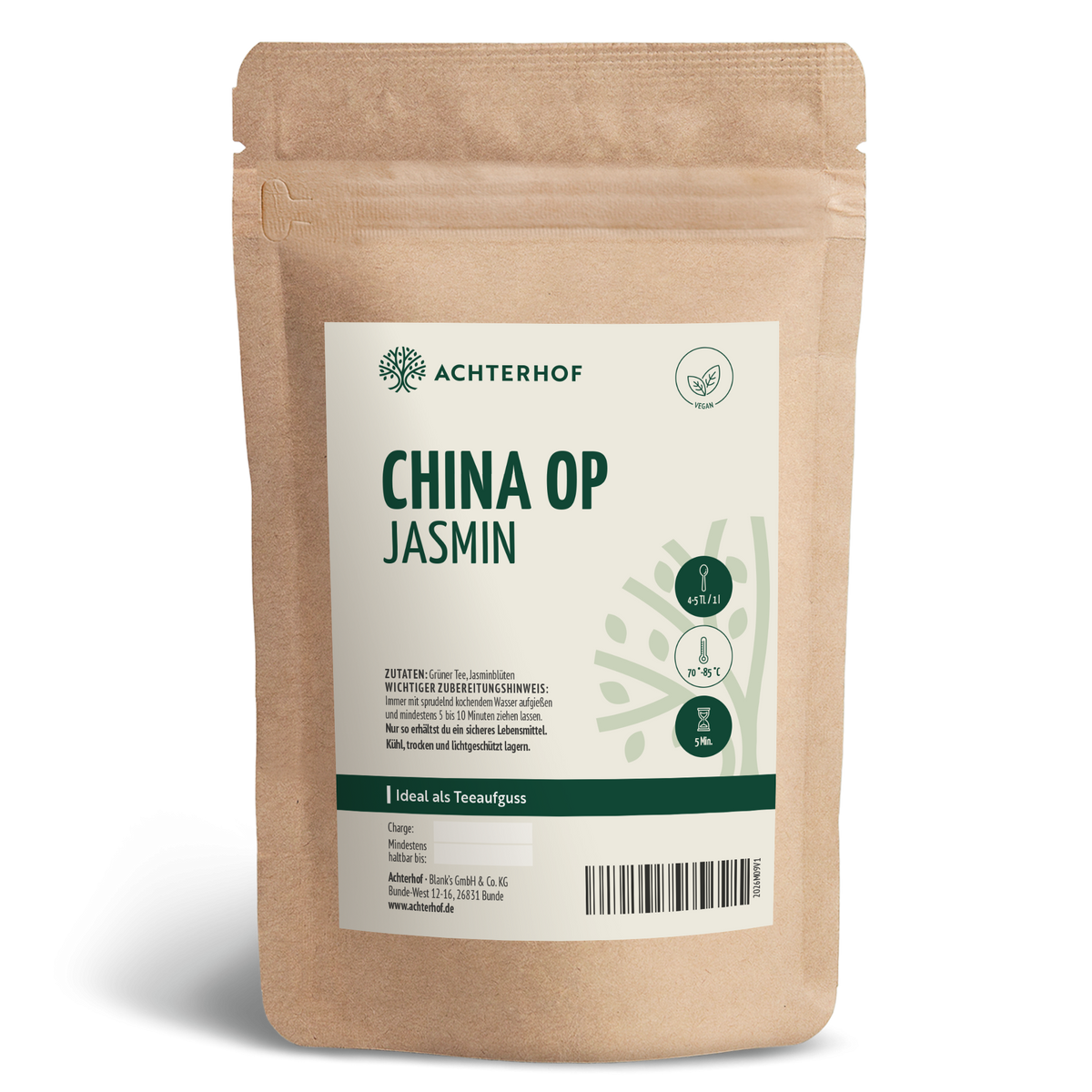 Grüner Tee China OP Jasmin (250g)