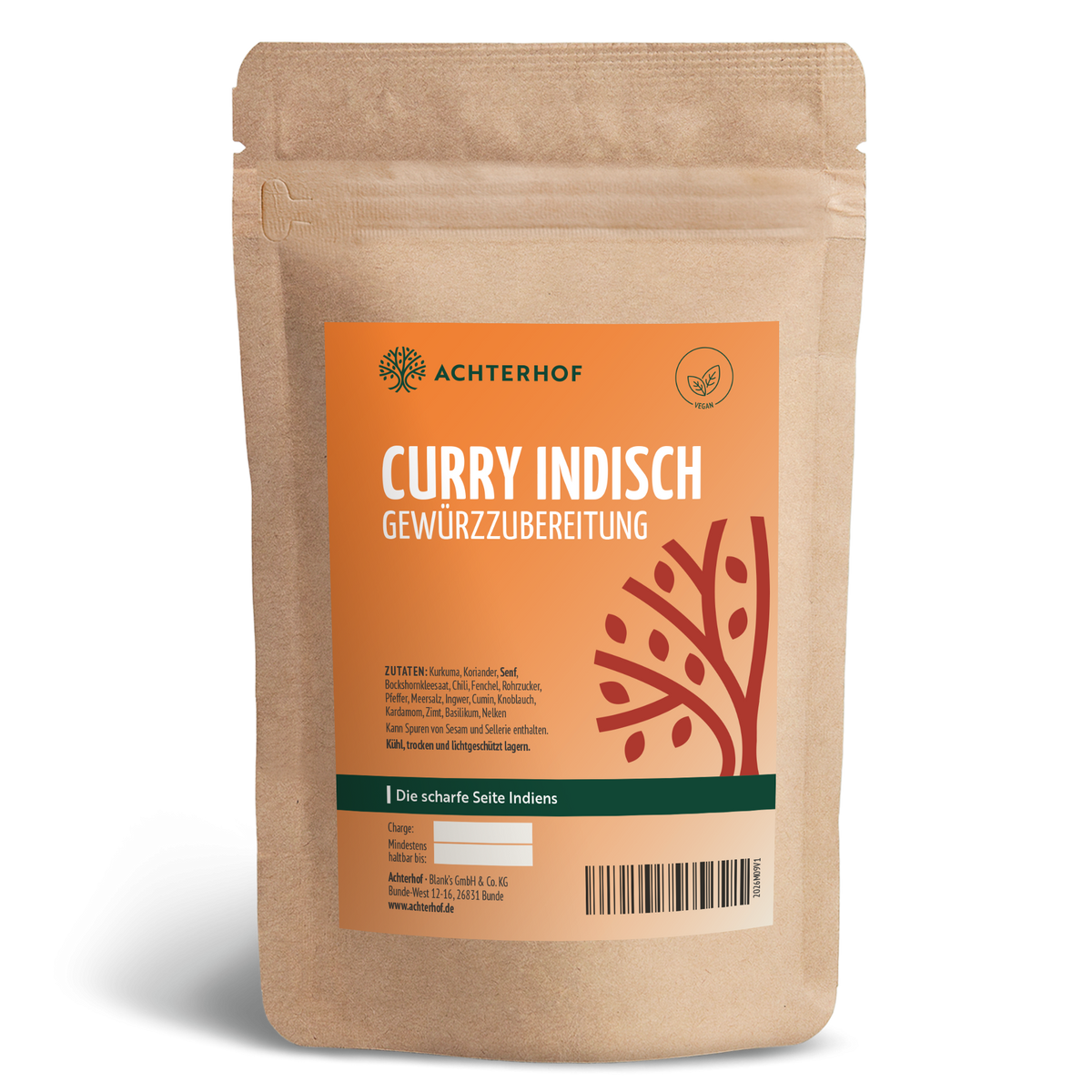 Curry Indisch Gewürzzubereitung (100g)