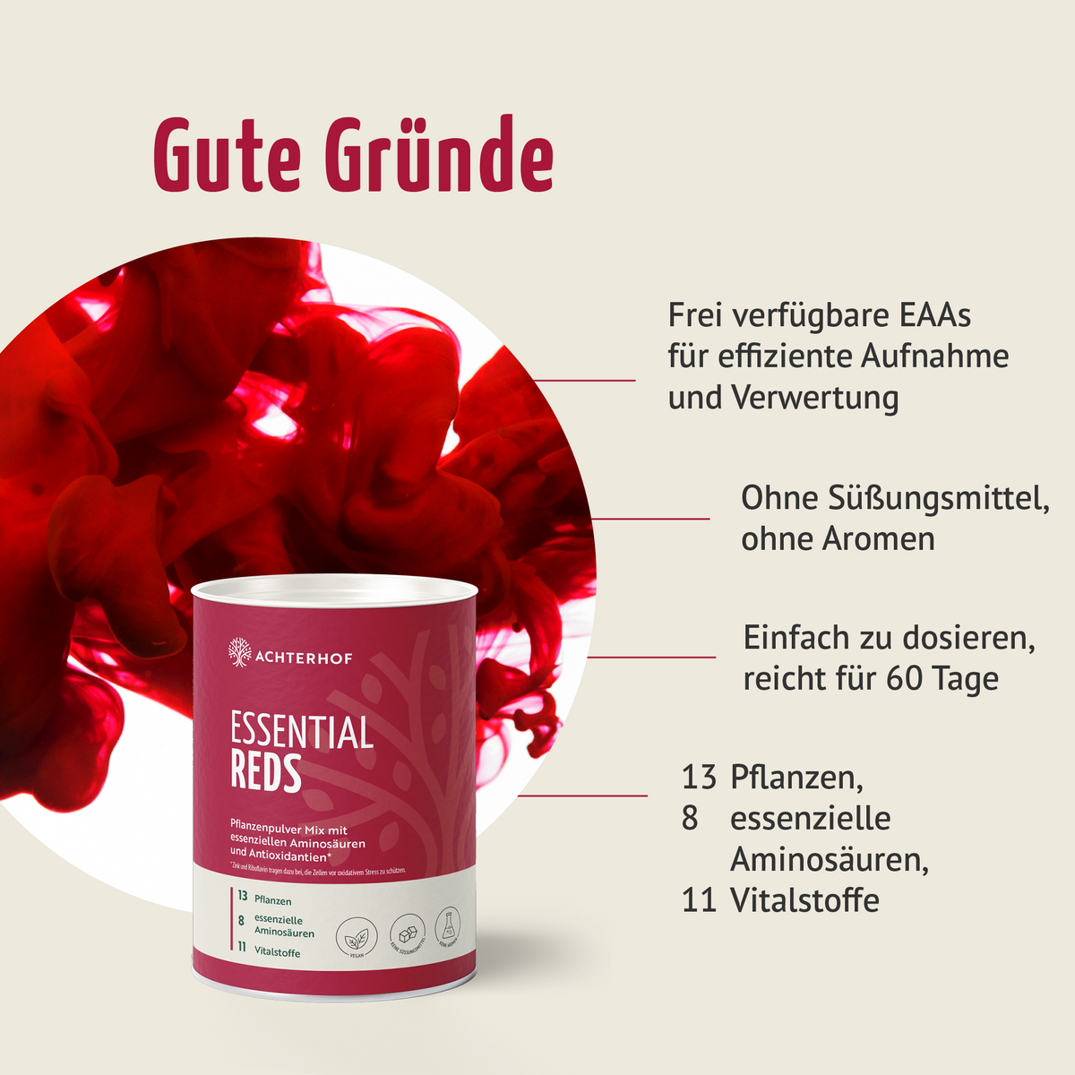 Essential Reds & Spermidin Tropfen Set