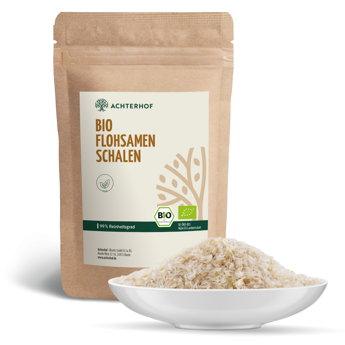 Bio Flohsamenschalen (500g)