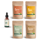 Goldene Milch Mischung 5er Set mit Vitamin D3 + K2