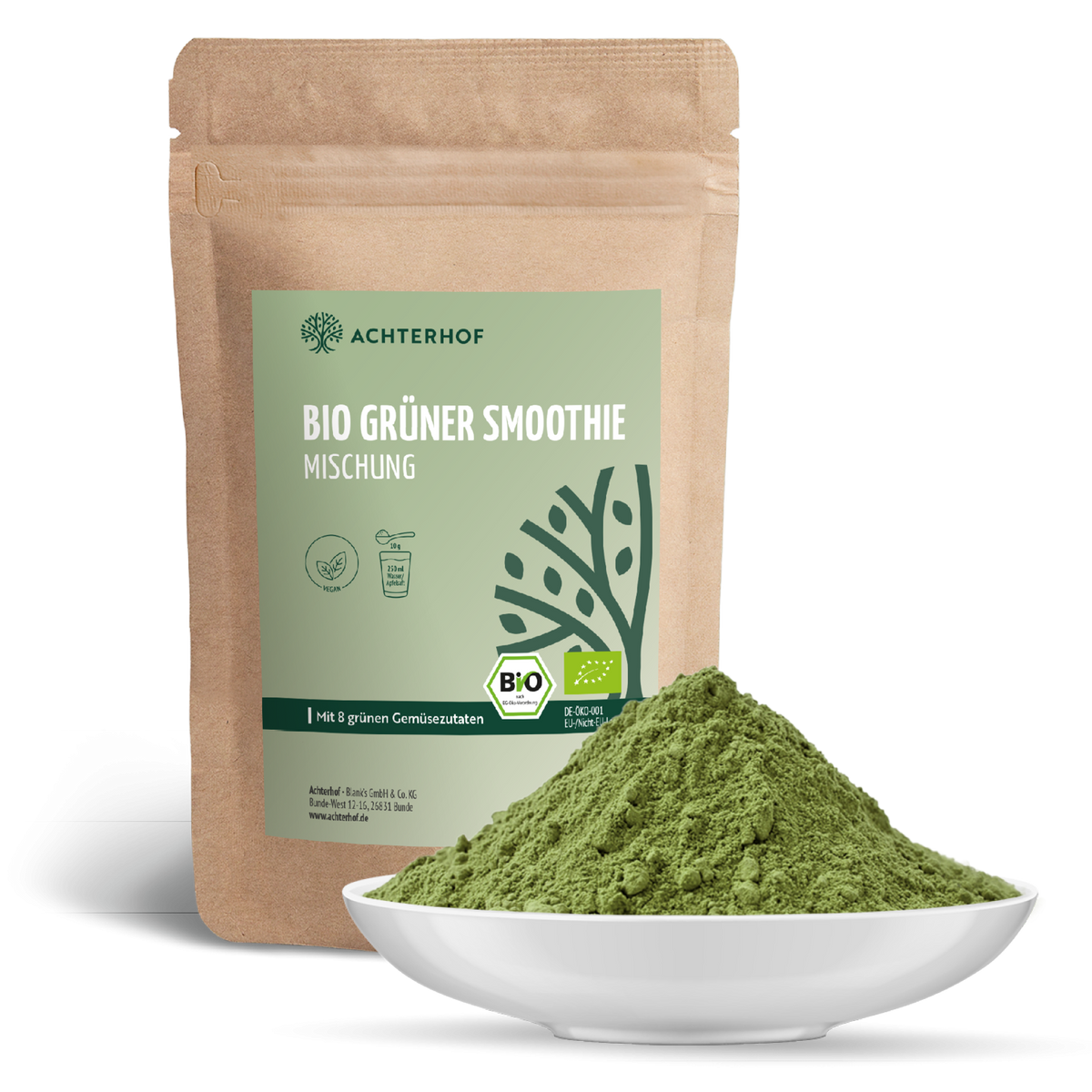 Grüner Smoothie Mischung Bio (500g)