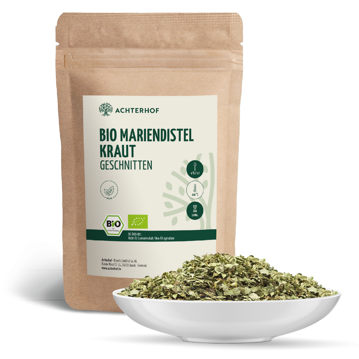 Mariendistelkraut geschnitten Bio (500g)