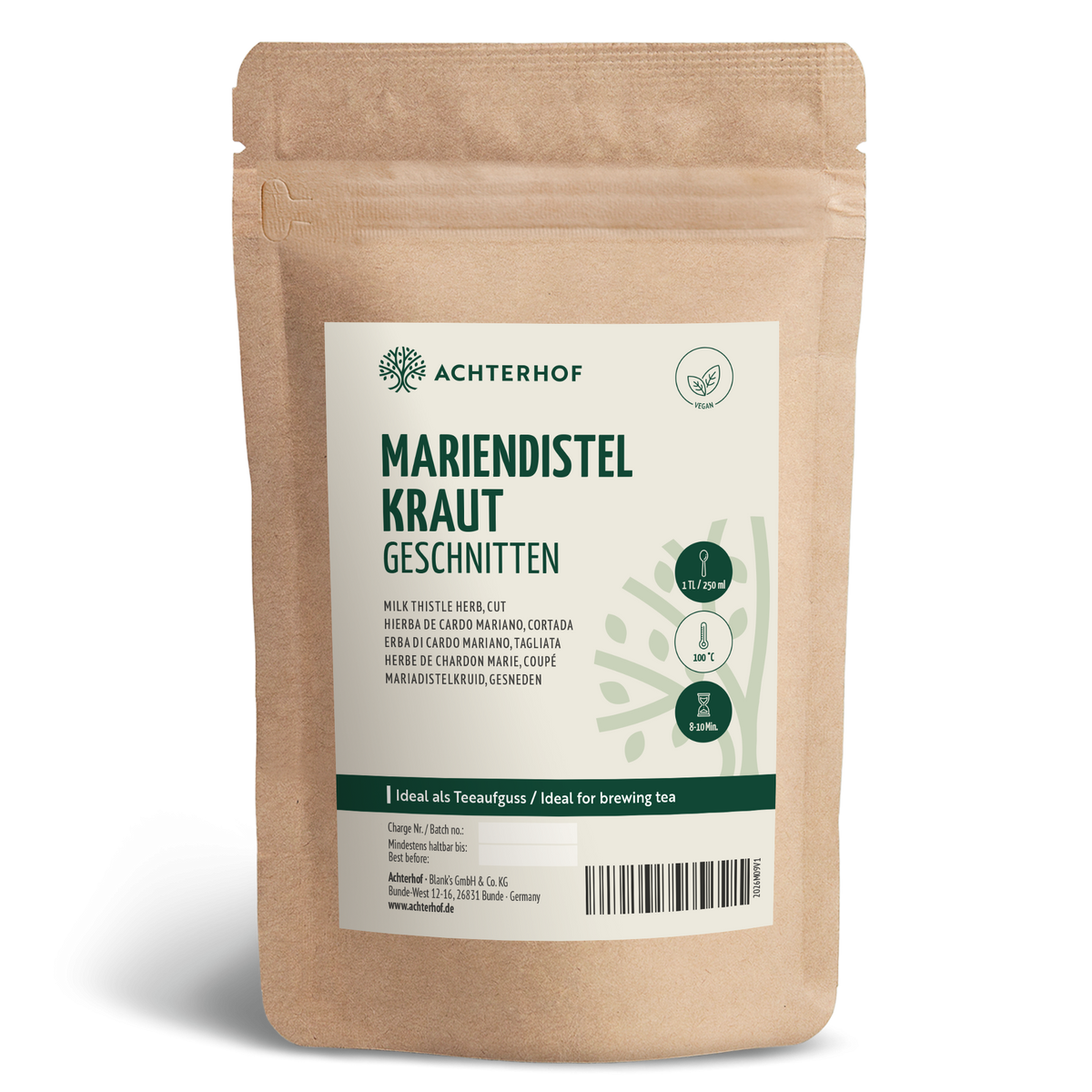 Mariendistelkraut geschnitten (100g)