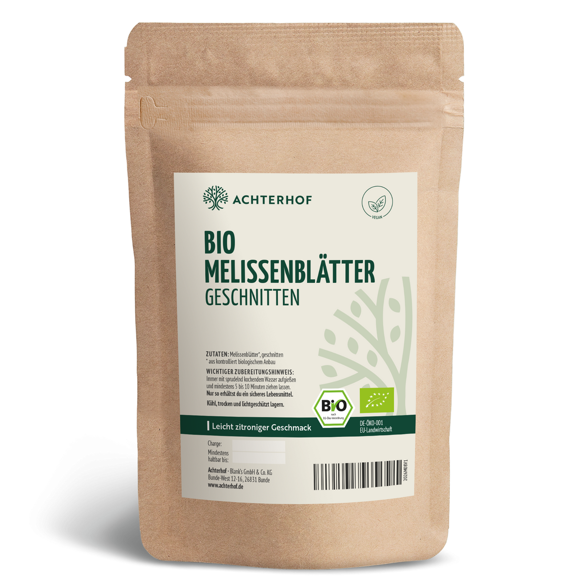 Melissenblätter geschnitten Bio (250g)