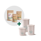 Mond Milch Mischung 3er Bio Set + Frischhaltedosen