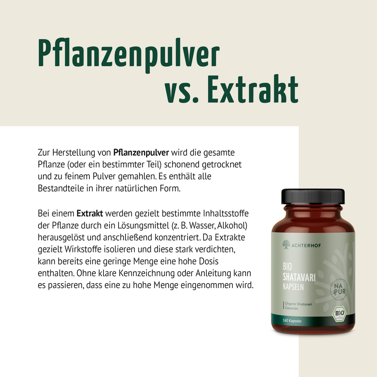 Bio Shatavari Kapseln Nachfüllpack (400 Kapseln)