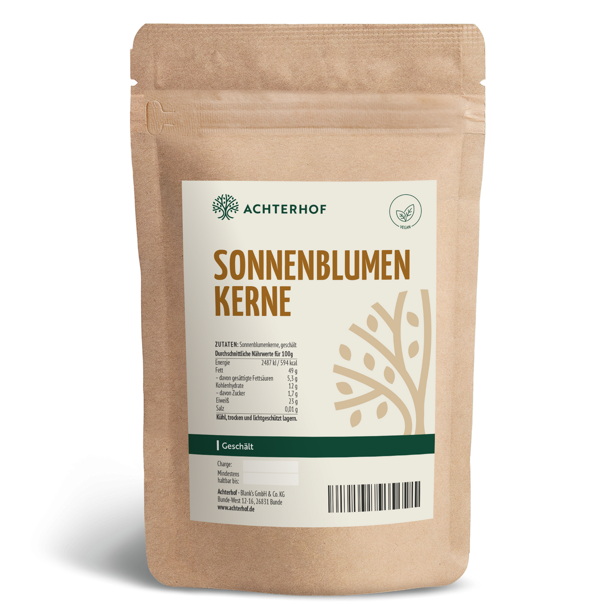 Sonnenblumenkerne geschält (500g)