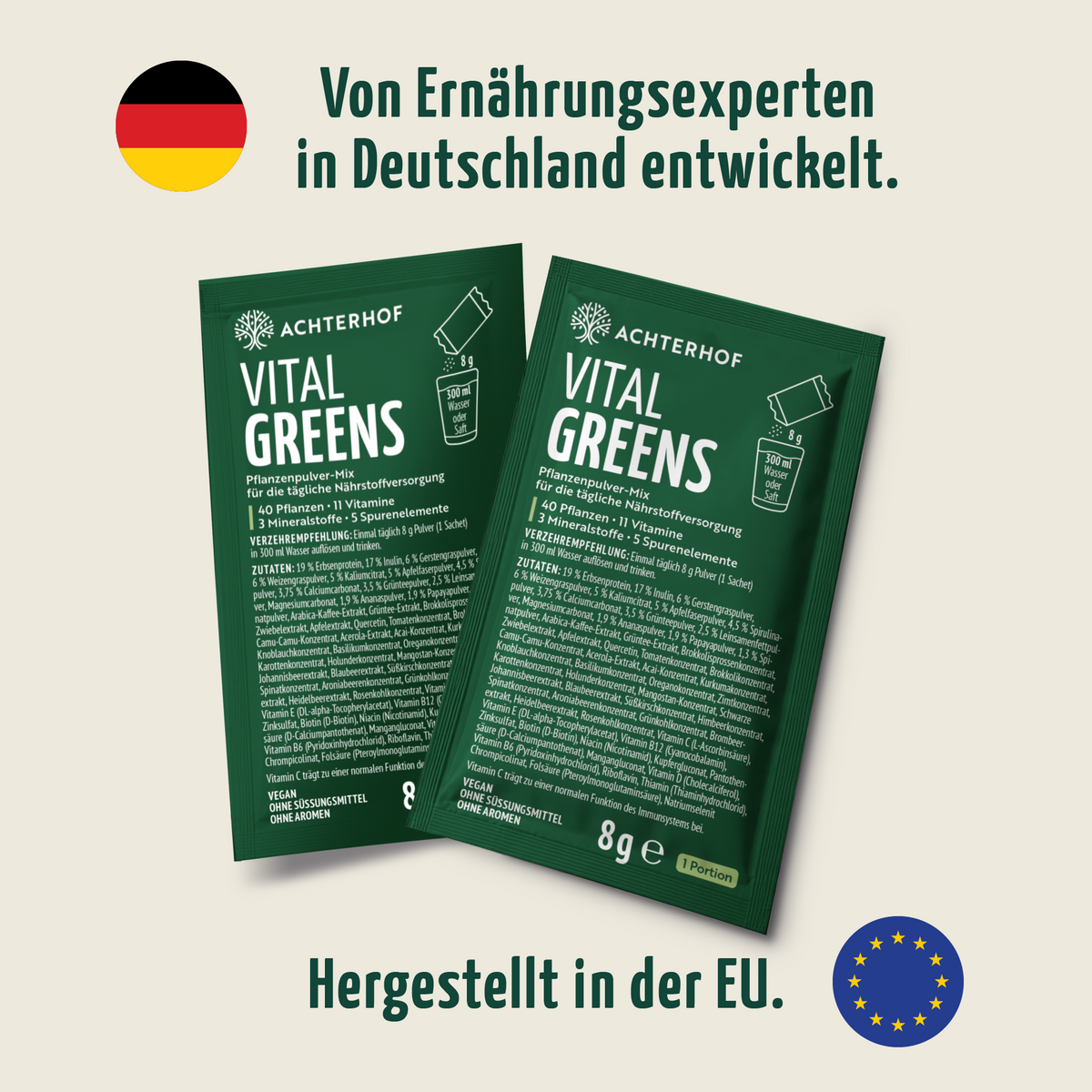 Vital Greens Pulver (30 Sachets)