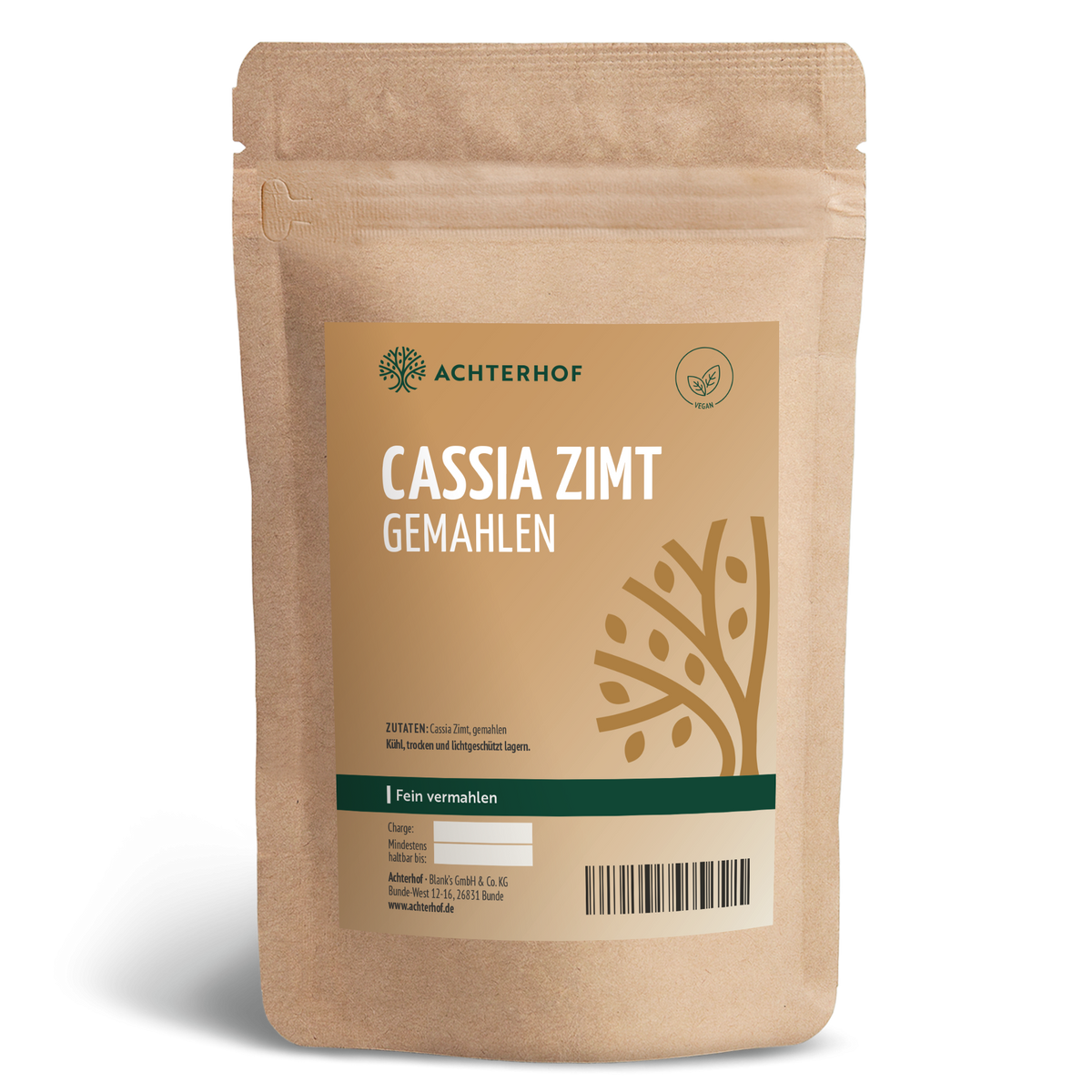 Cassia Zimt gemahlen (500g)
